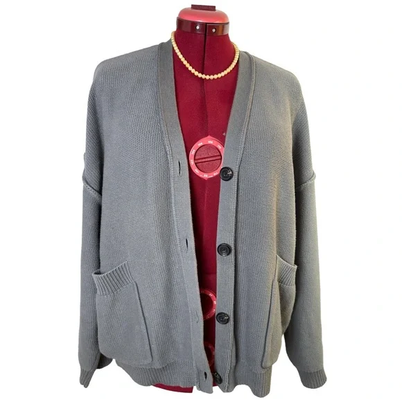 Paper Label Cardigan - Picture 5 of 12